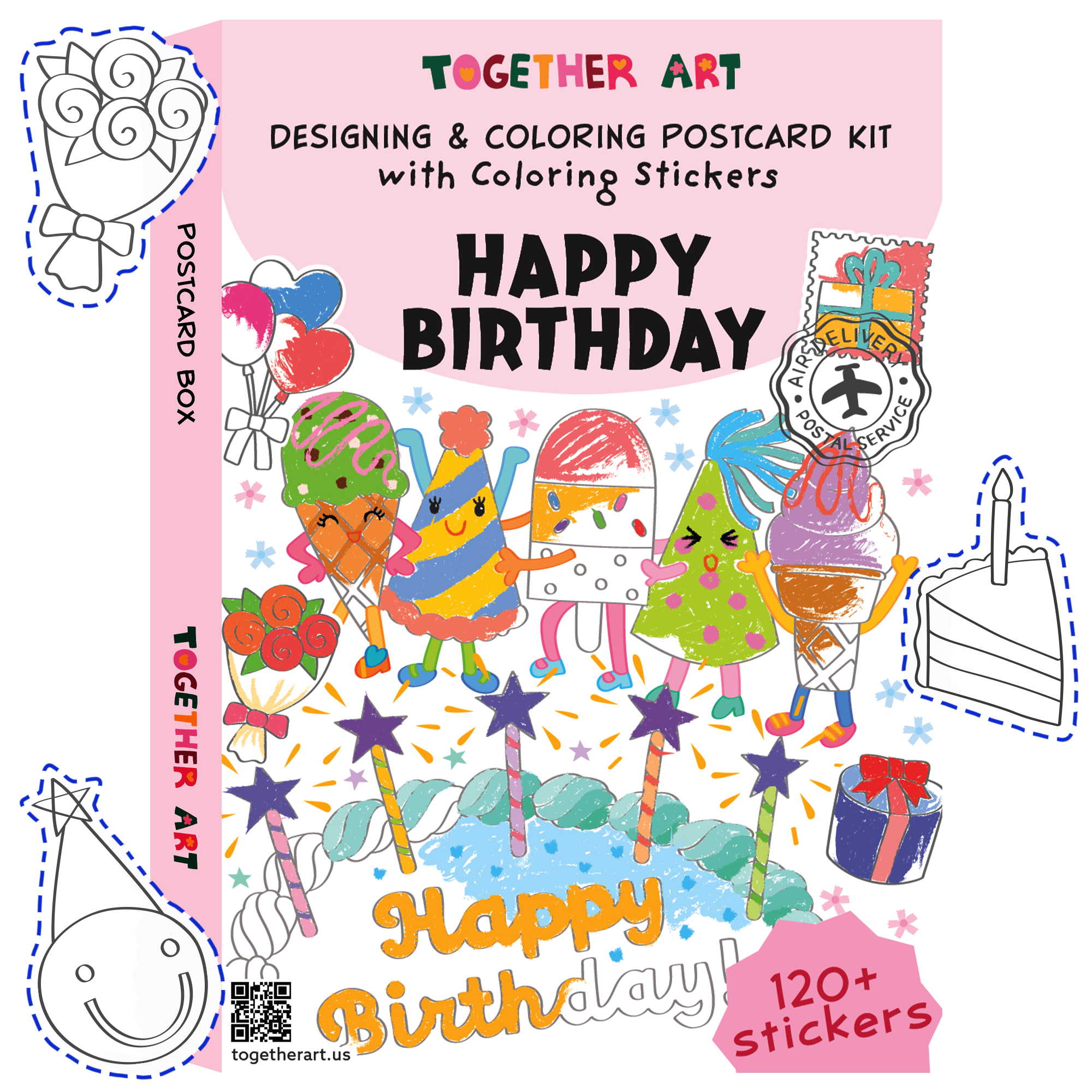 Happy Birthday Storytelling Sticker & Card Kit
