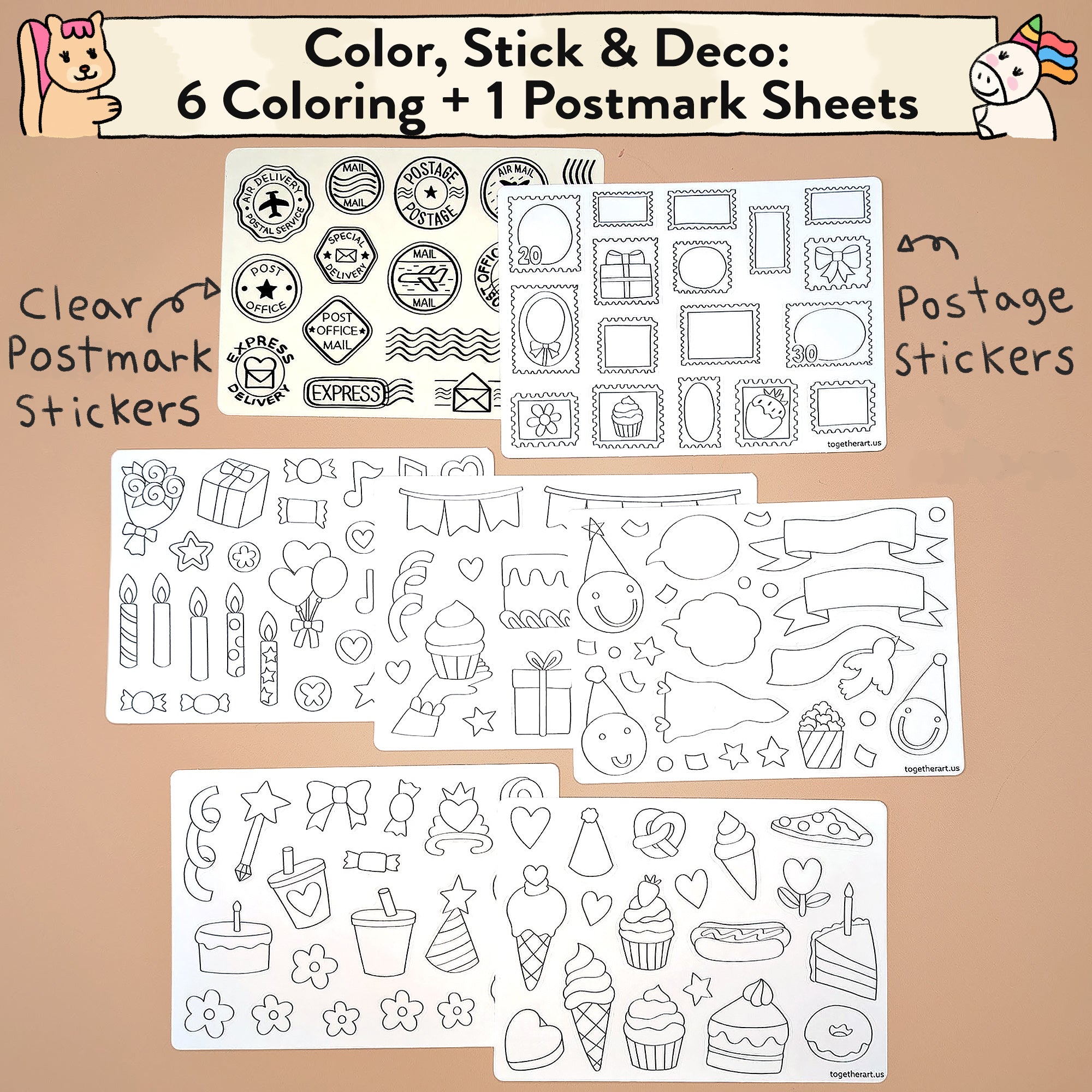 Happy Birthday Card & Sticker Kit
