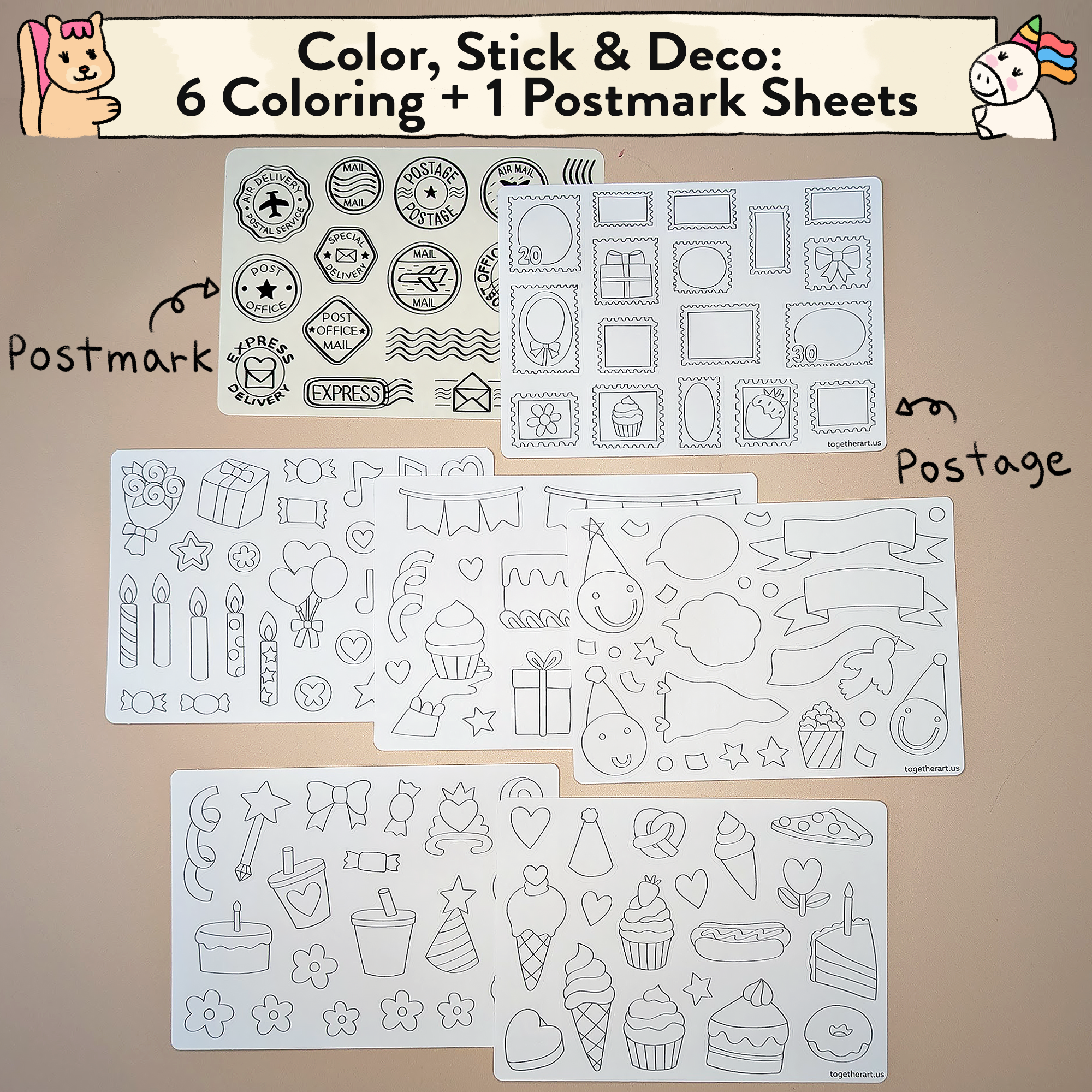 Happy Birthday Storytelling Sticker & Card Kit