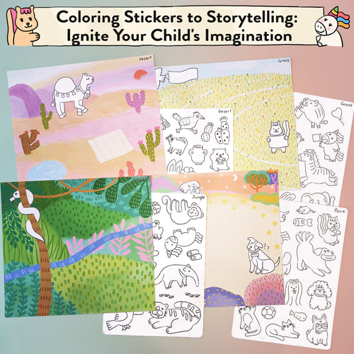Animal World Storytelling Sticker Kit