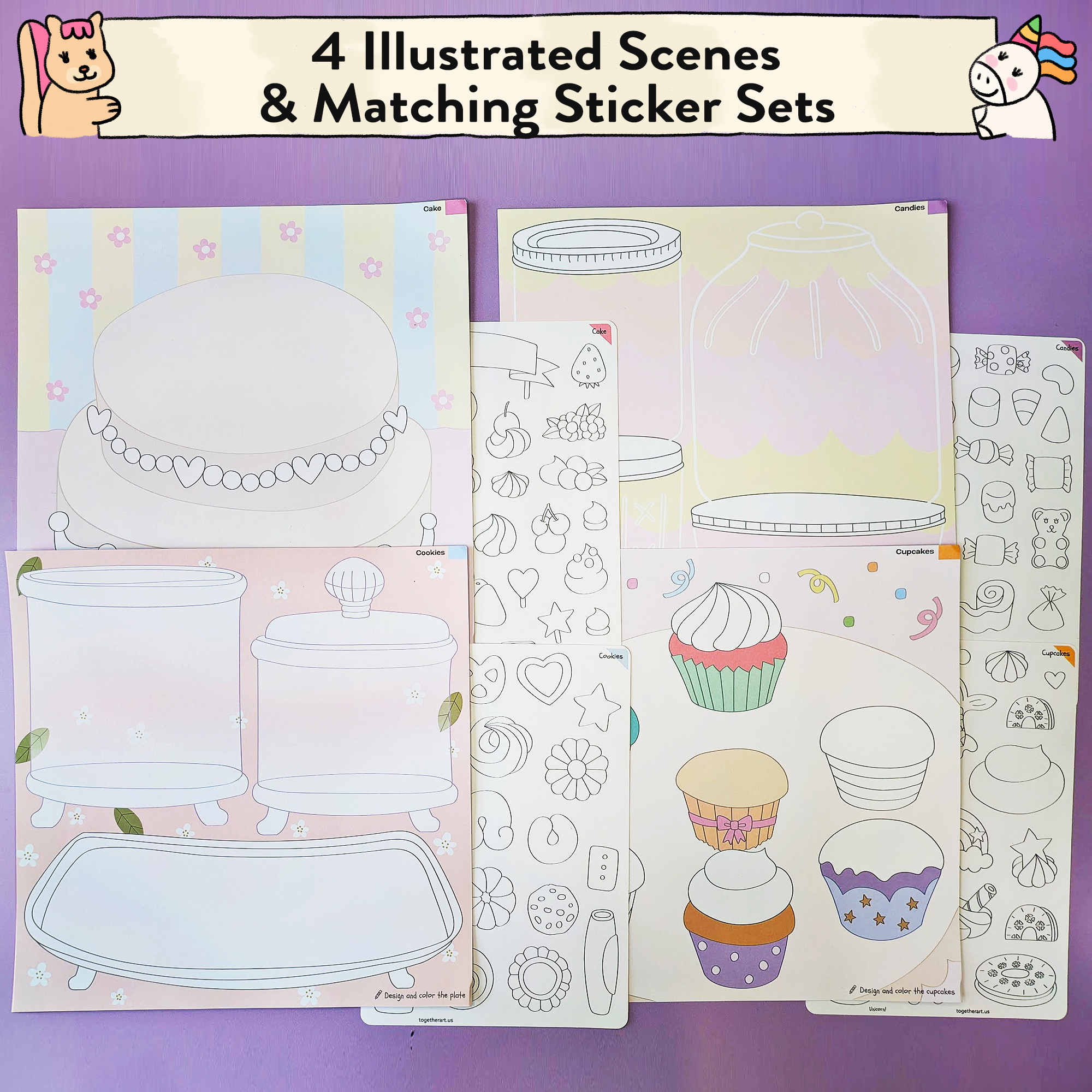 Dessert Storytelling Sticker Kit