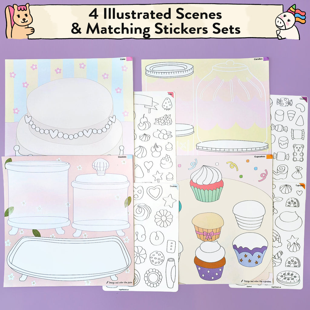 Dessert Storytelling Sticker Kit