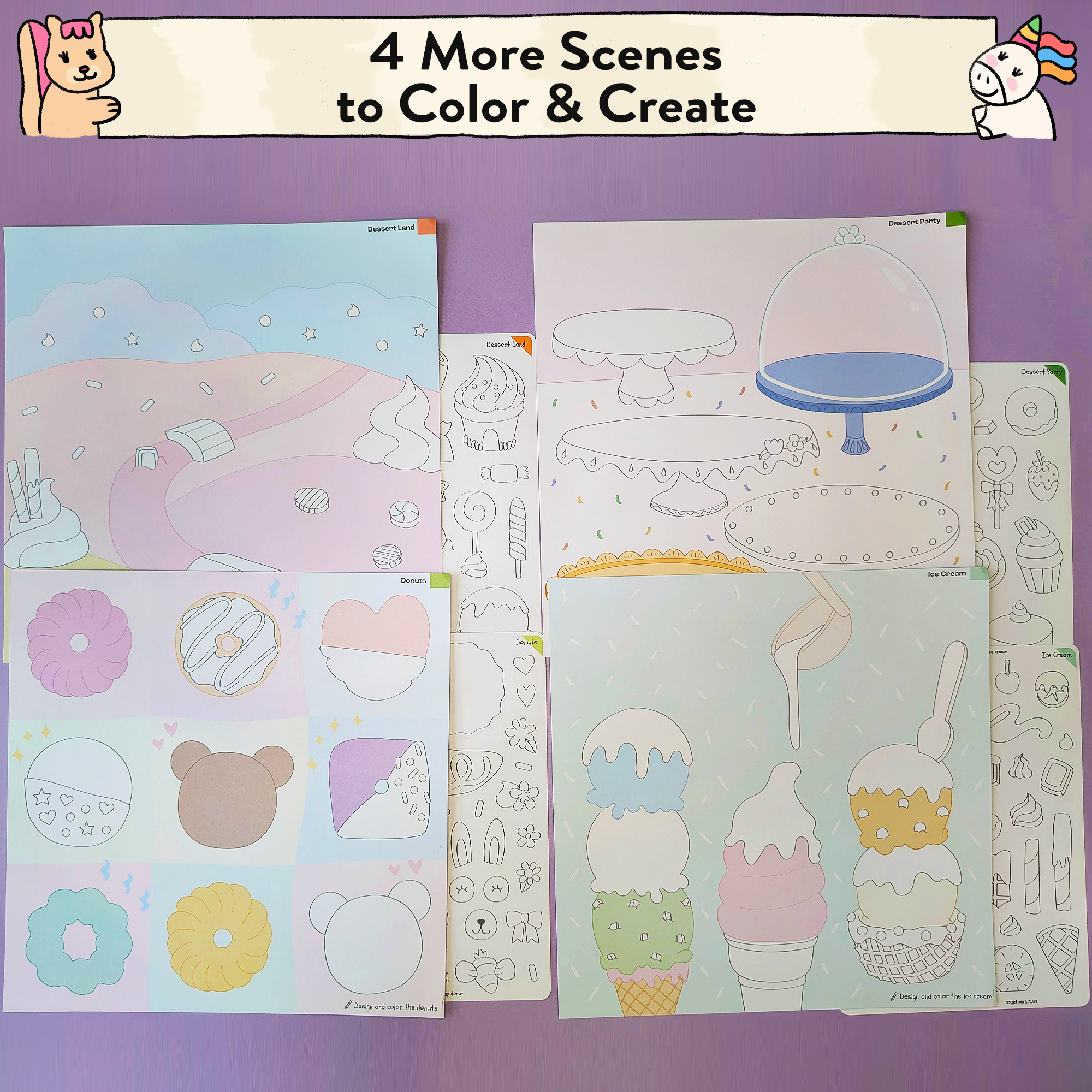 Dessert Storytelling Sticker Kit