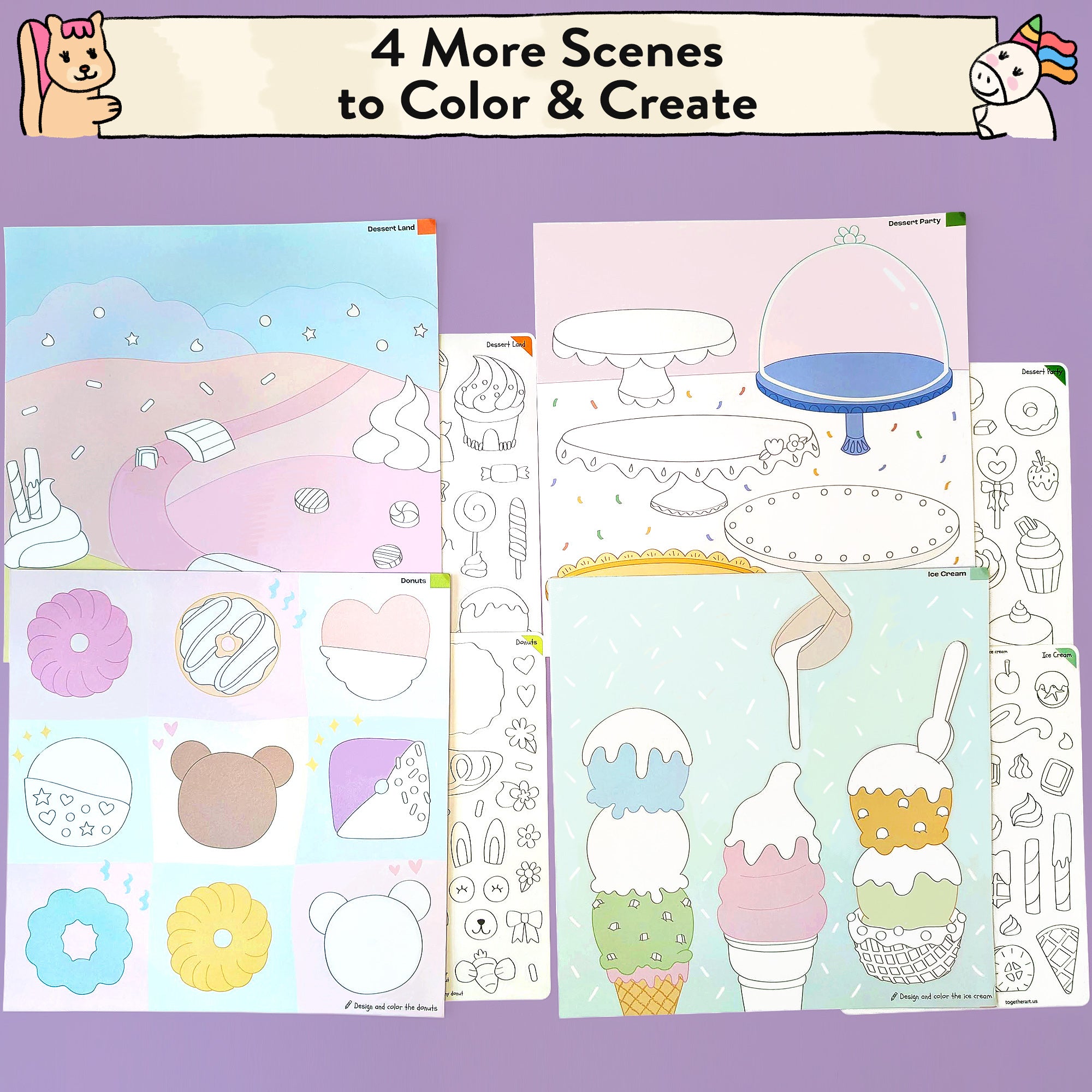 Dessert Storytelling Sticker Kit