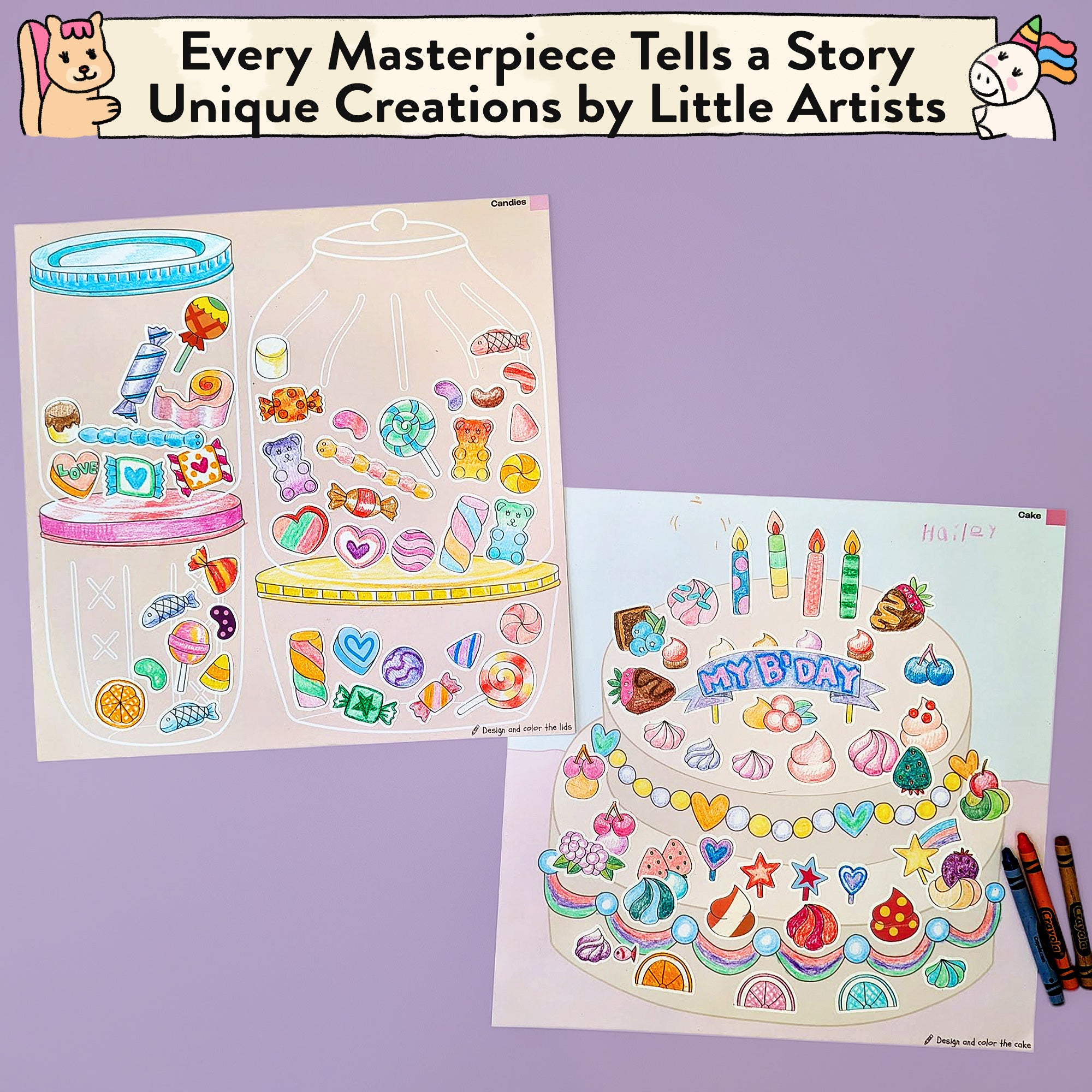 Dessert Storytelling Sticker Kit