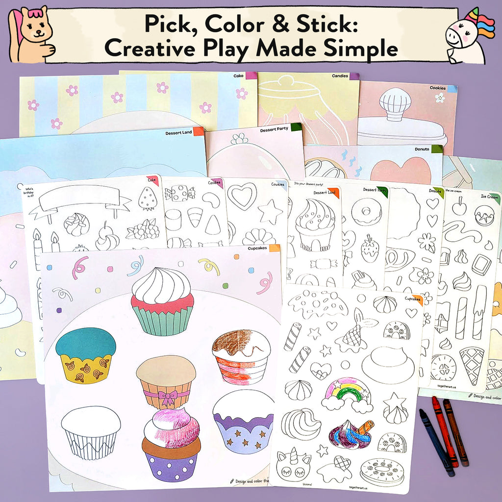 Dessert Storytelling Sticker Kit