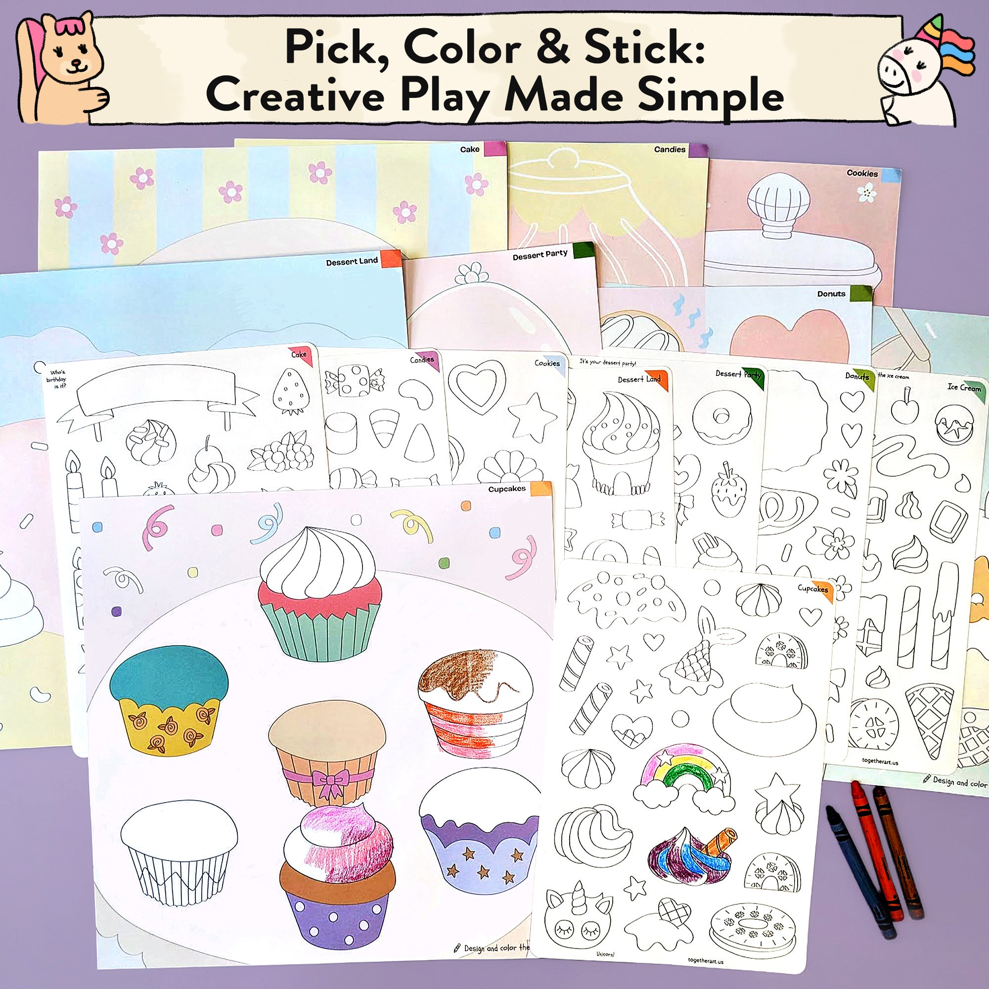 Dessert Storytelling Sticker Kit