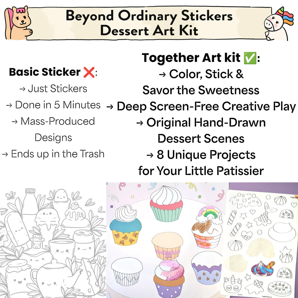 Dessert Storytelling Sticker Kit