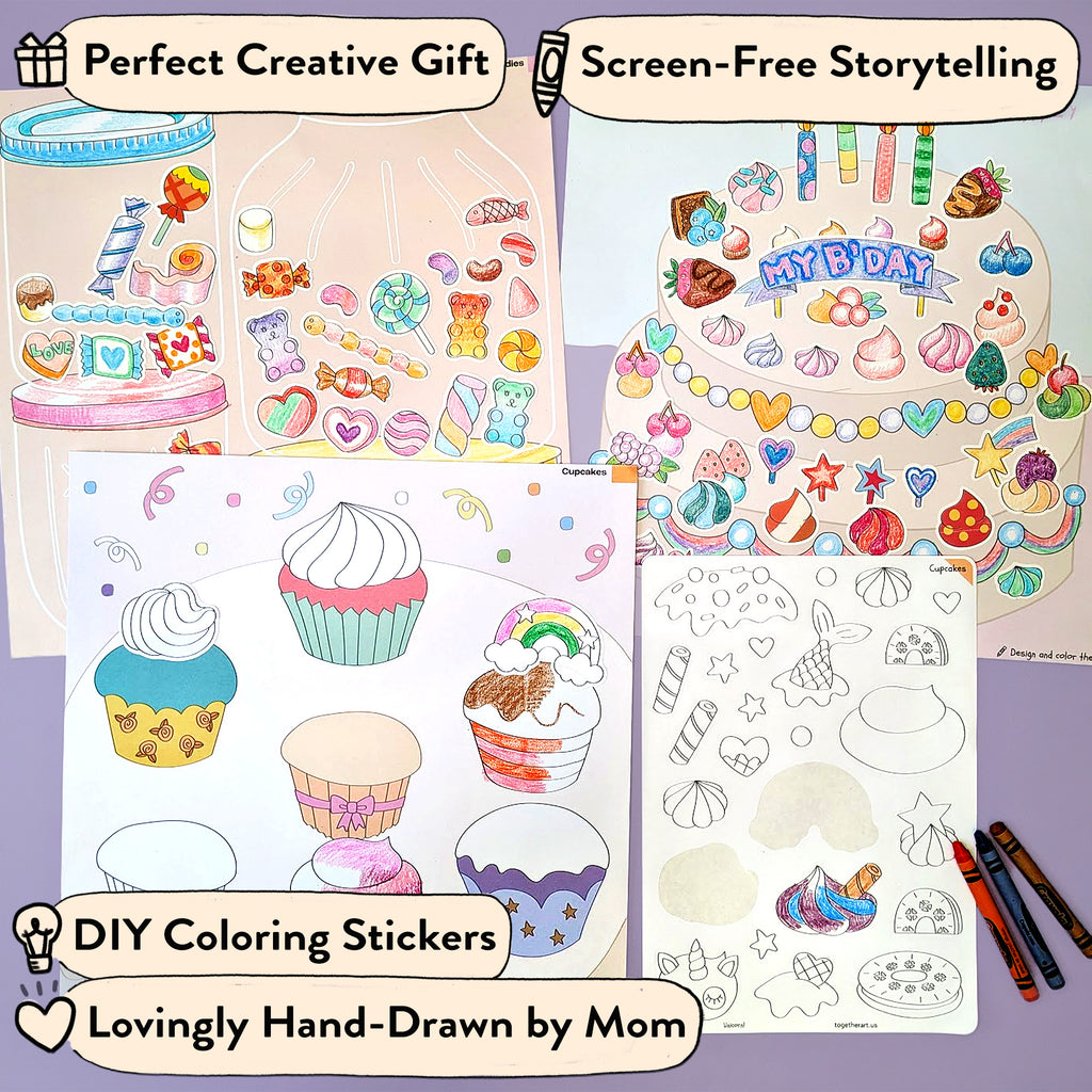 Dessert Storytelling Sticker Kit