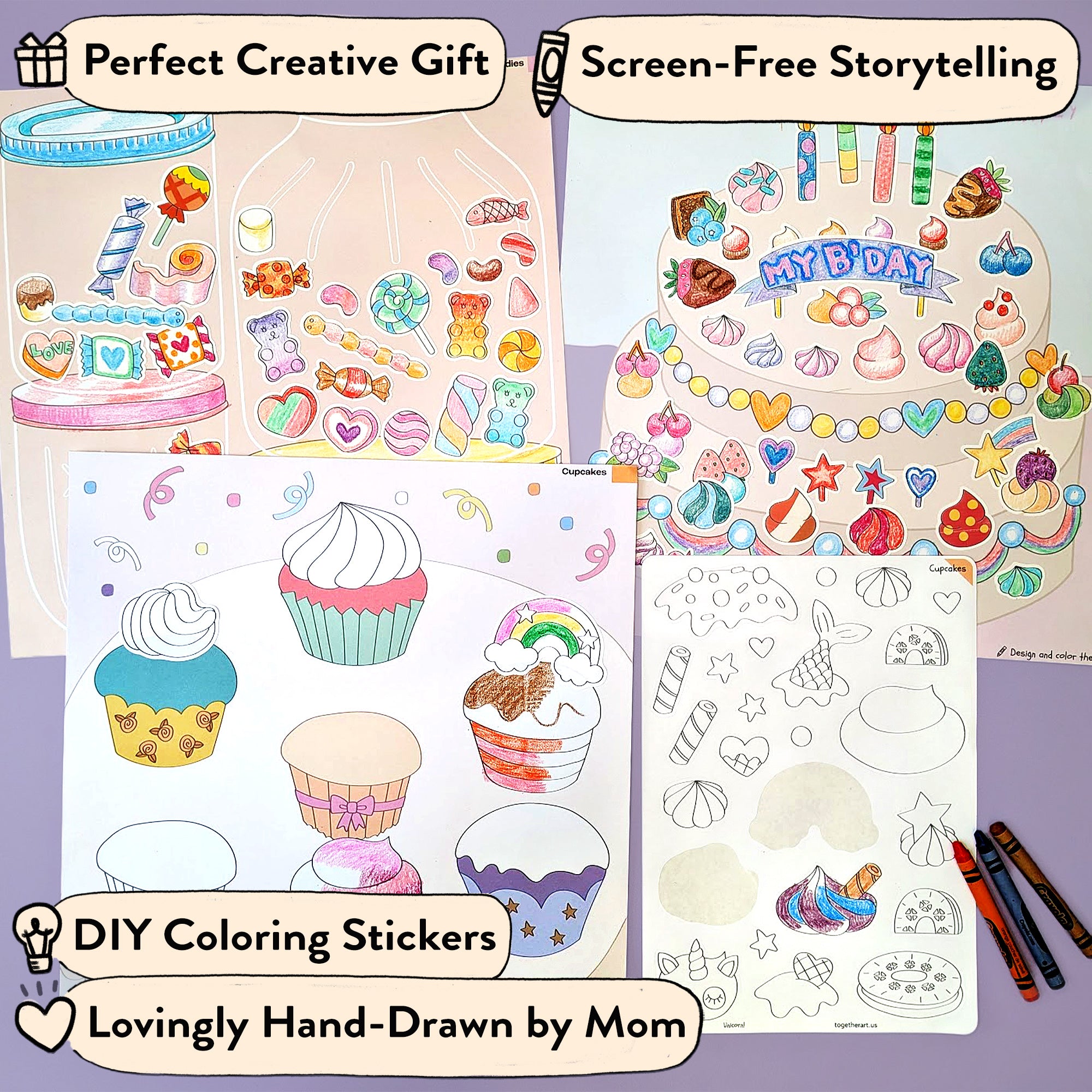 Dessert Storytelling Sticker Kit