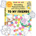 To My Friends Postcard Art Kit