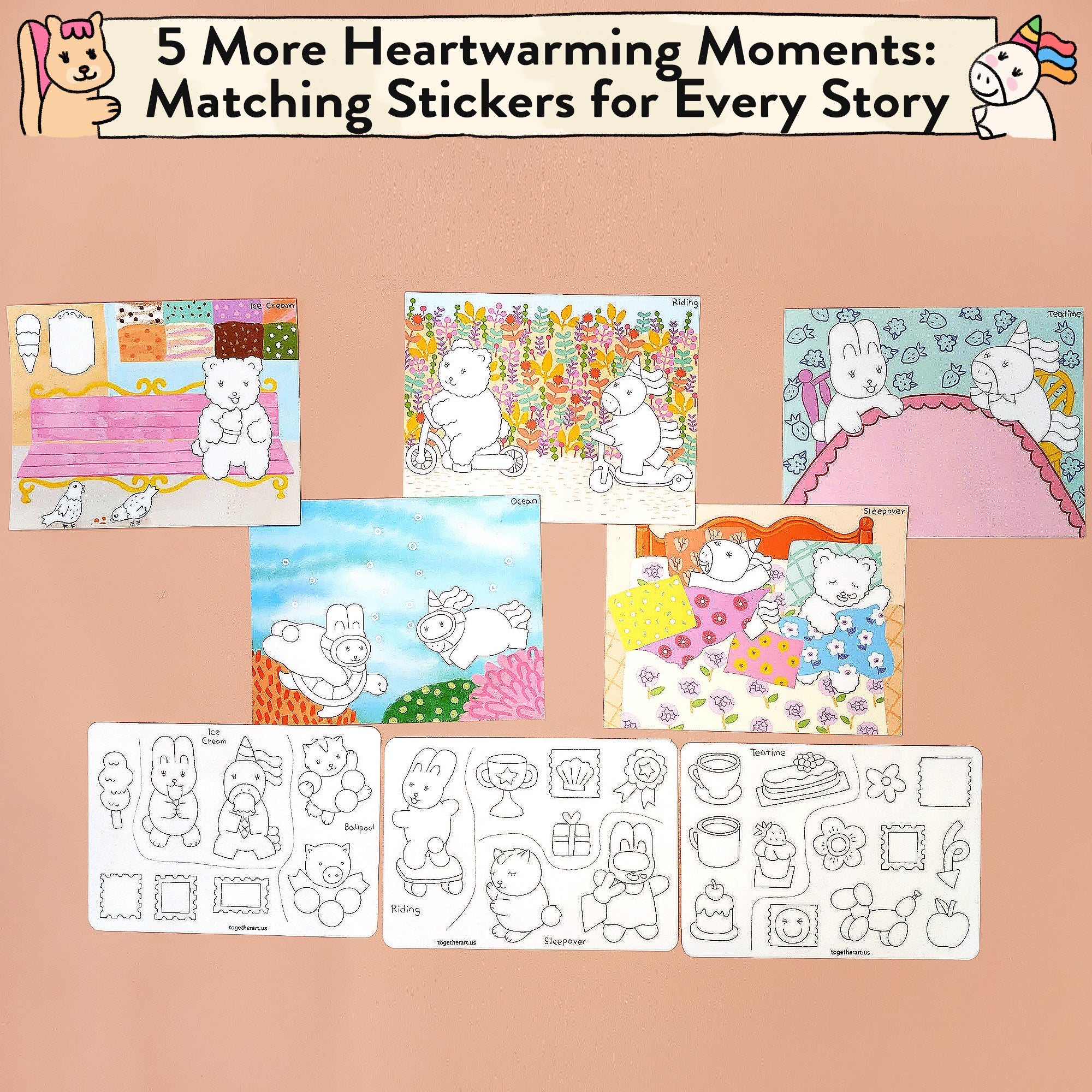 To My Friends Postcard Art Kit