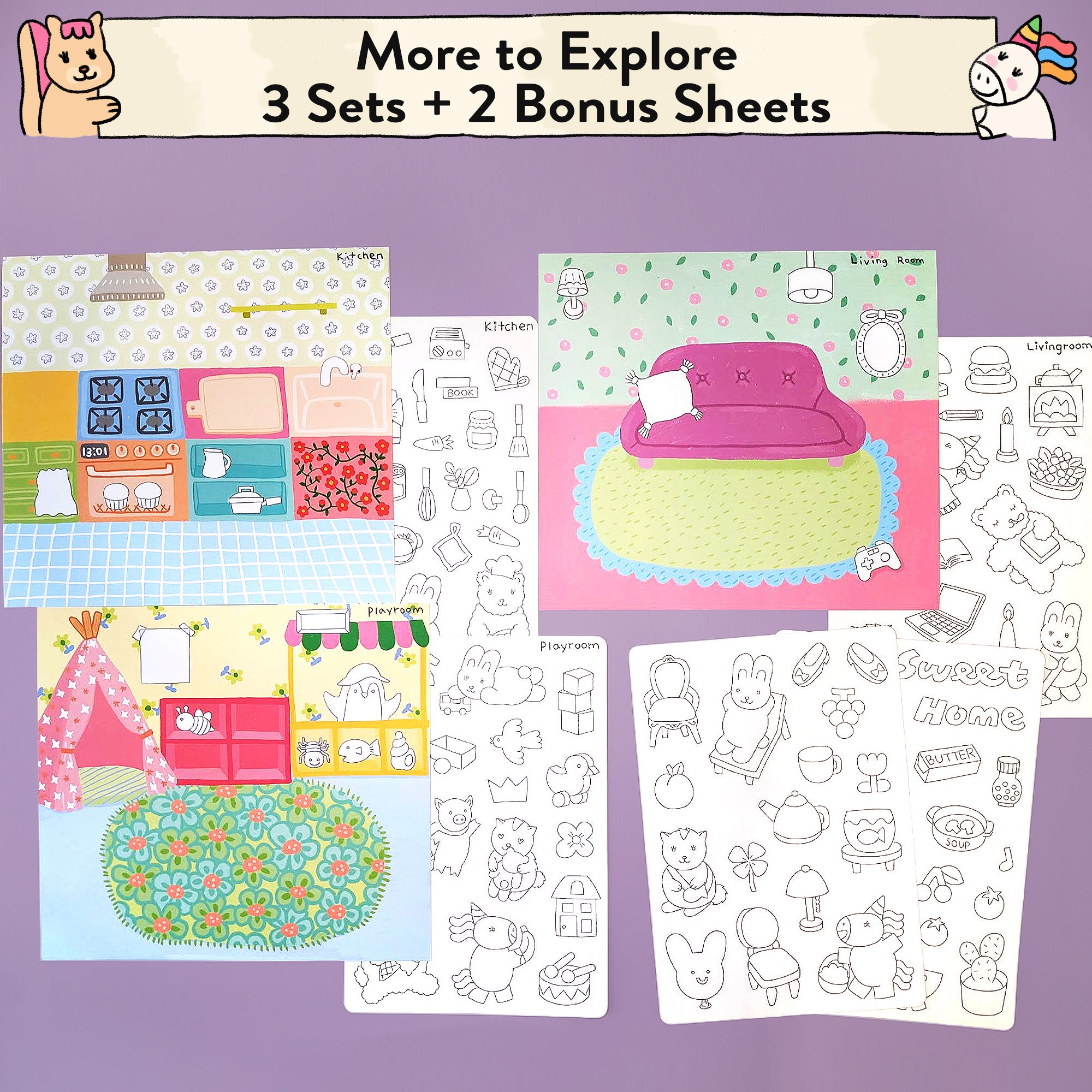 Sweet Home Storytelling Sticker Kit