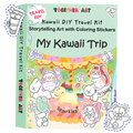 My Kawaii Trip Storytelling & Coloring Sticker Kit