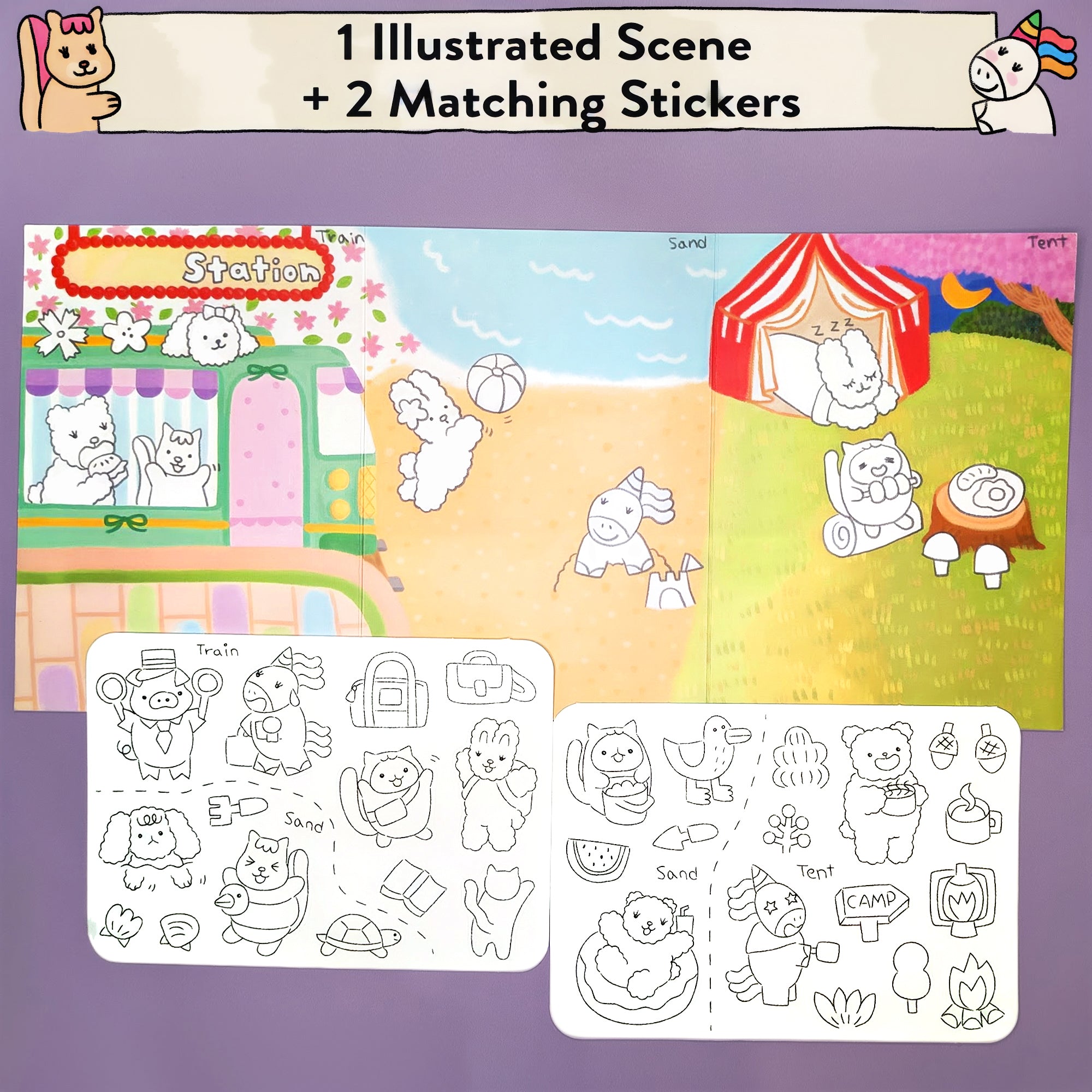 My Kawaii Trip Storytelling Sticker Kit