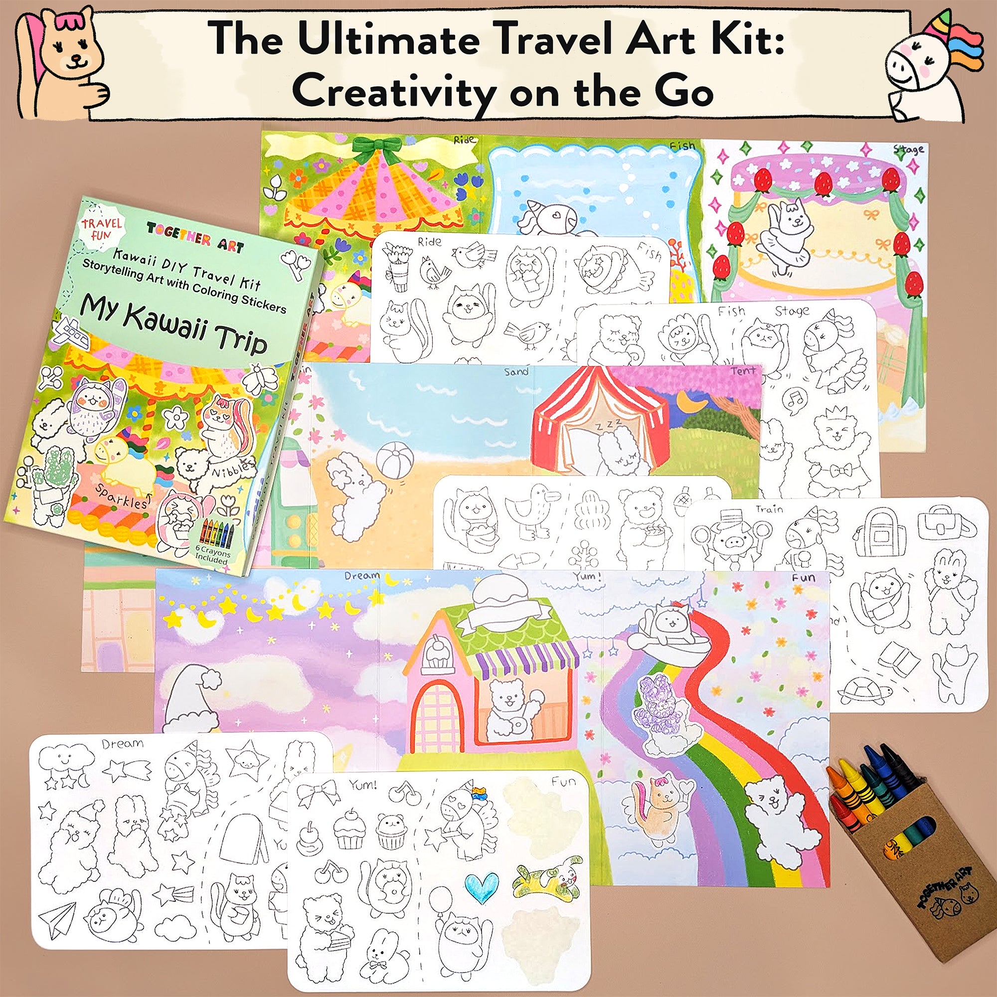 My Kawaii Trip Storytelling Sticker Kit
