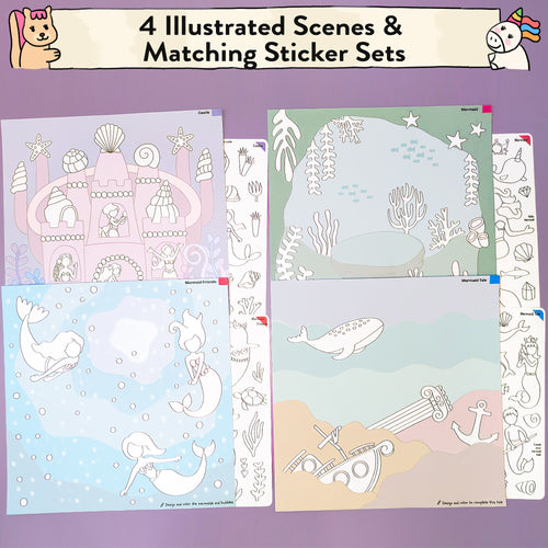 Mermaid Storytelling Sticker Kit
