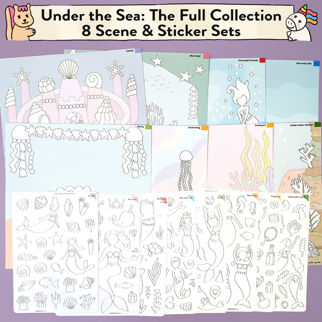 Mermaid Storytelling Sticker Kit