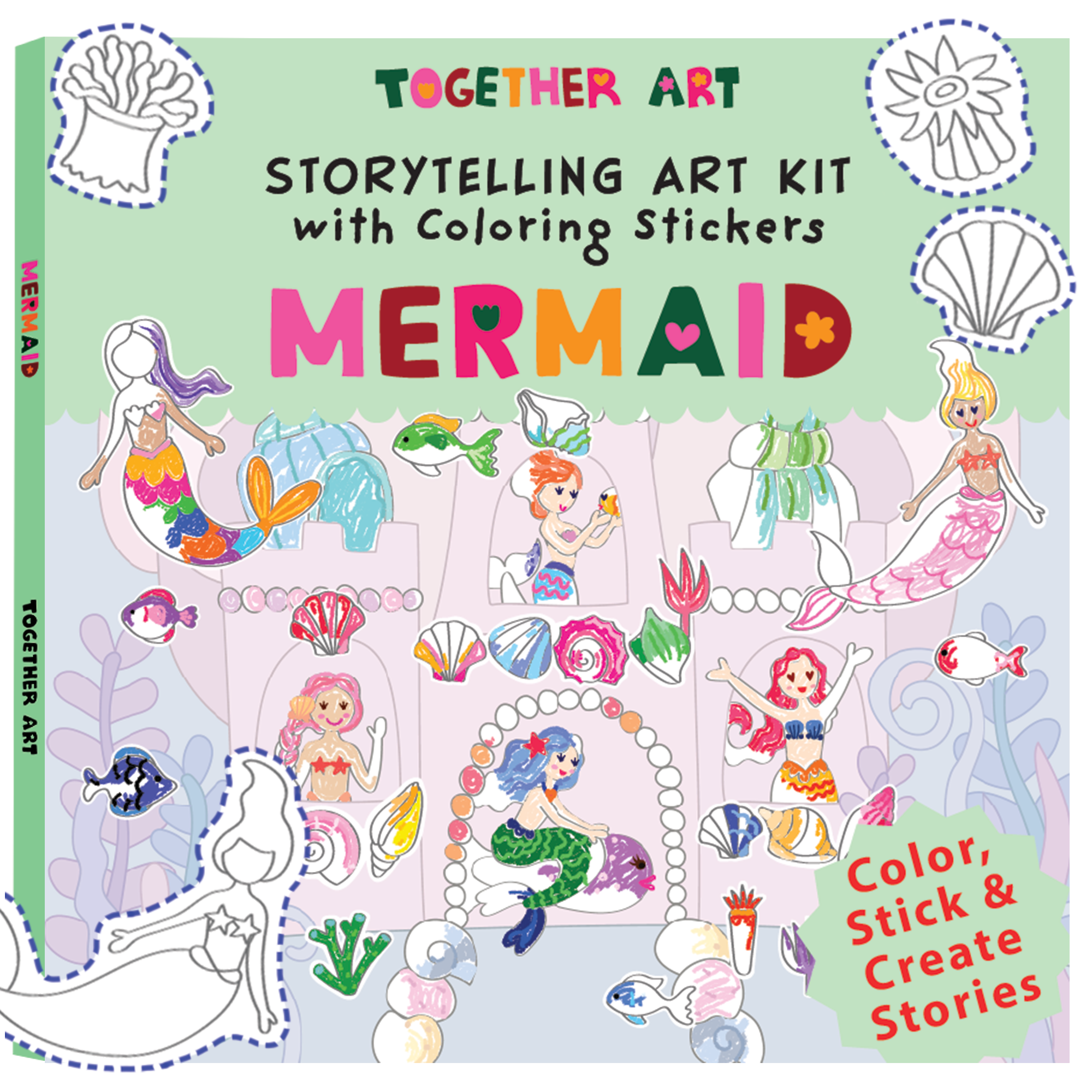 Mermaid Storytelling Sticker Kit