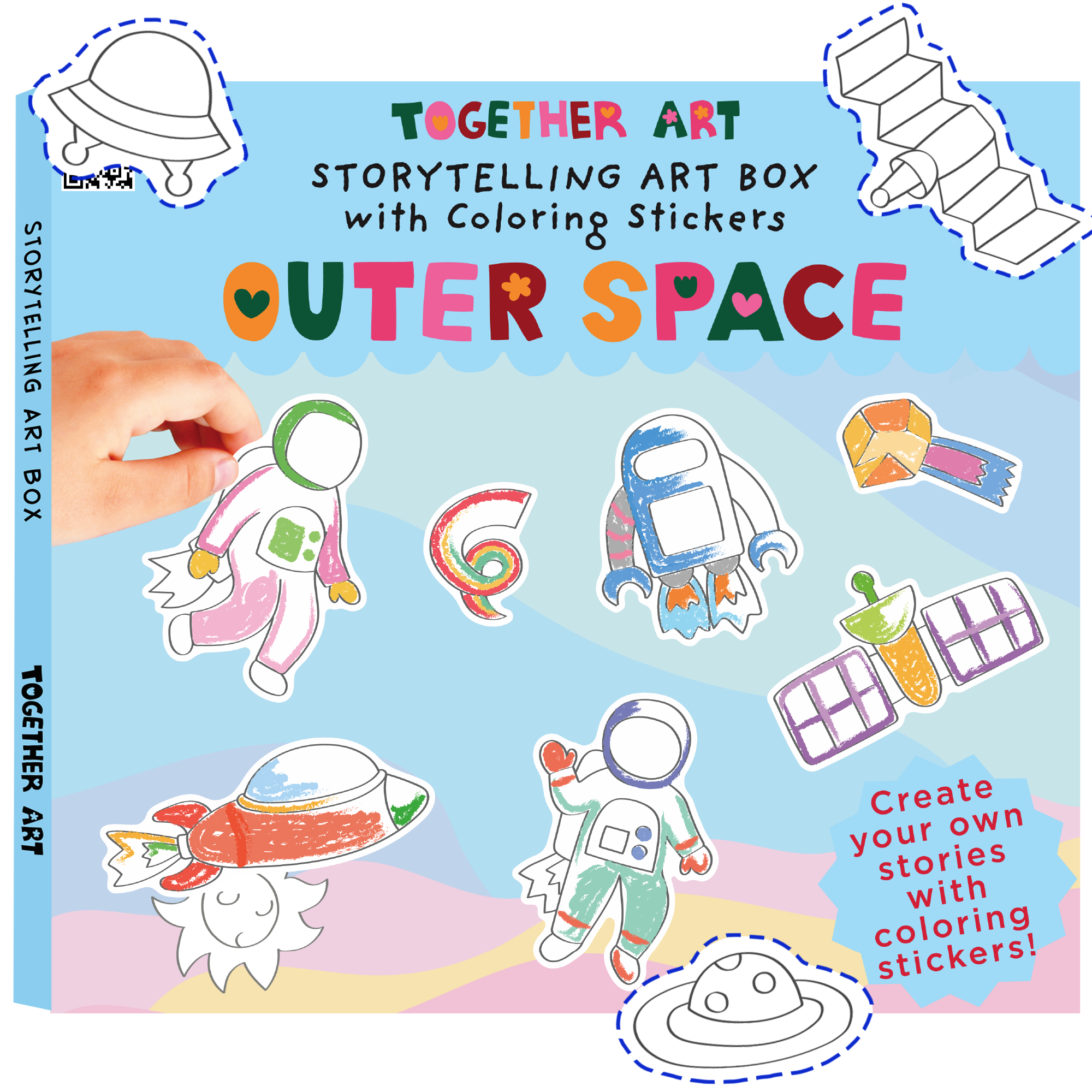 Outer Space Storytelling Sticker Kit