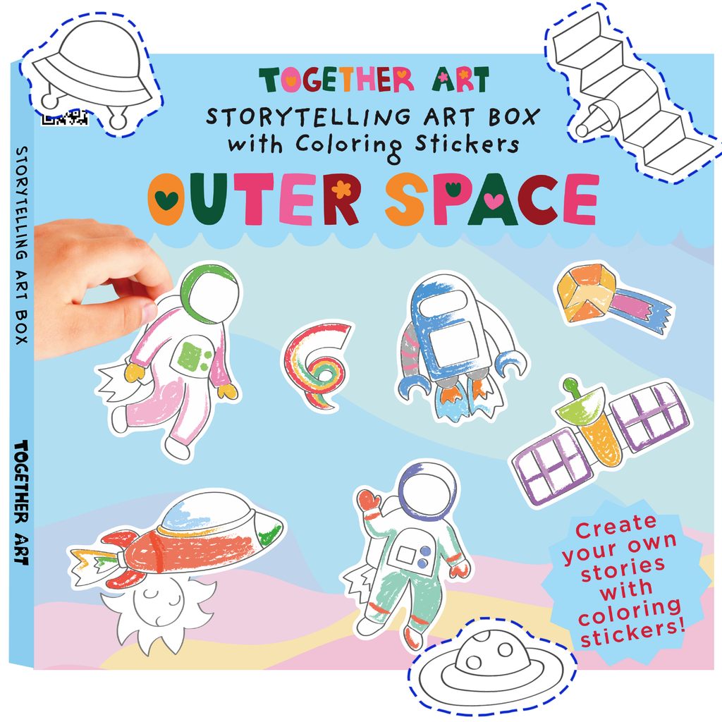 Outer Space Storytelling Sticker Kit