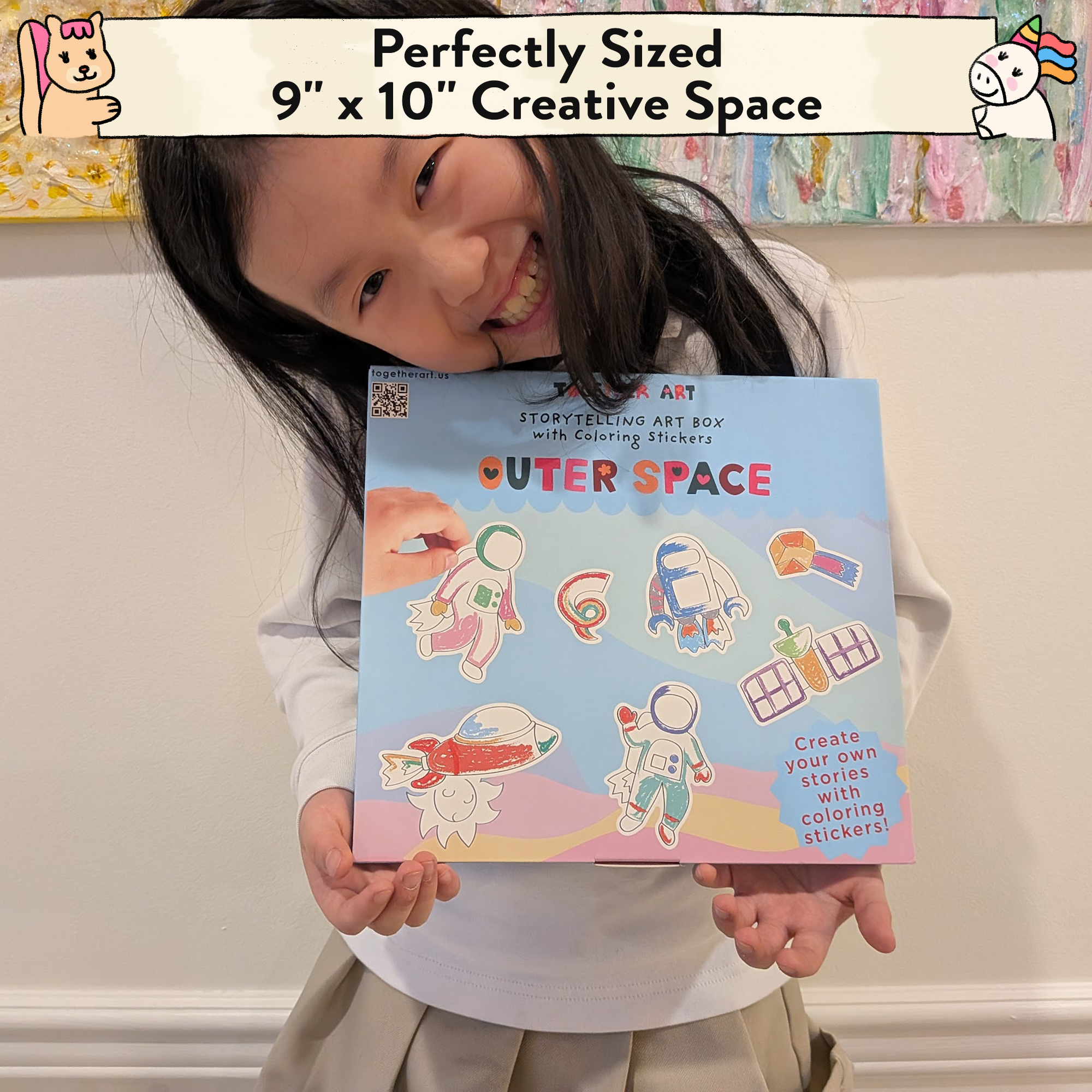 Outer Space Storytelling Sticker Kit