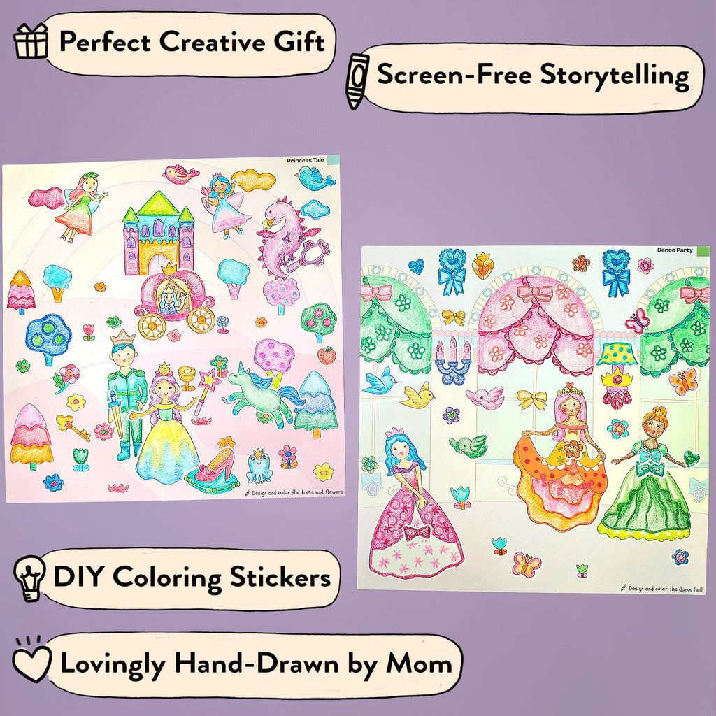 Princess Storytelling Sticker Kit