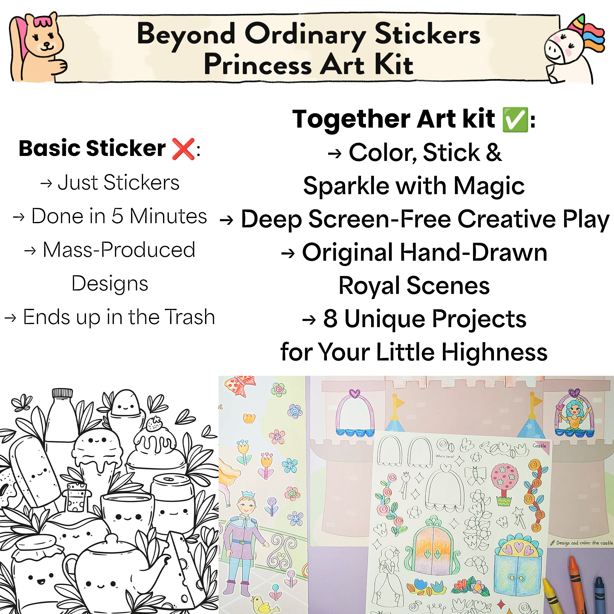 Princess Storytelling Sticker Kit