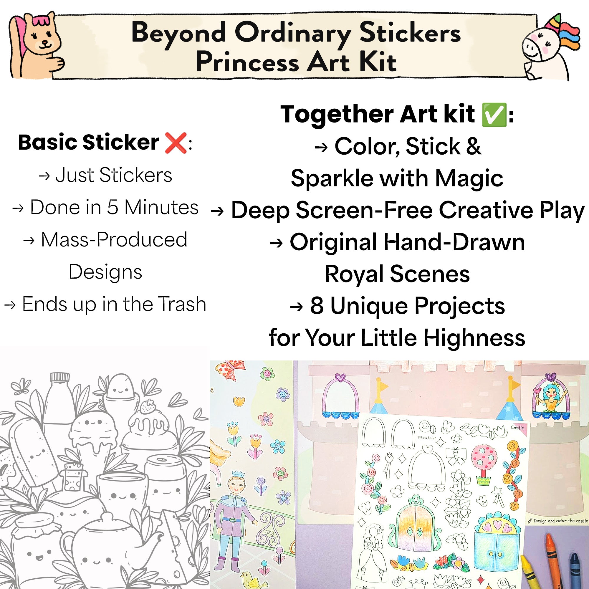 Princess Storytelling Sticker Kit
