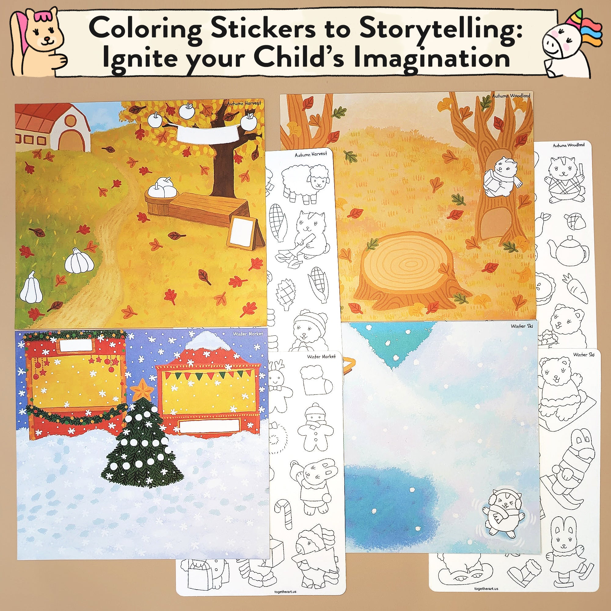 Seasonal Splendor Storytelling Sticker Kit