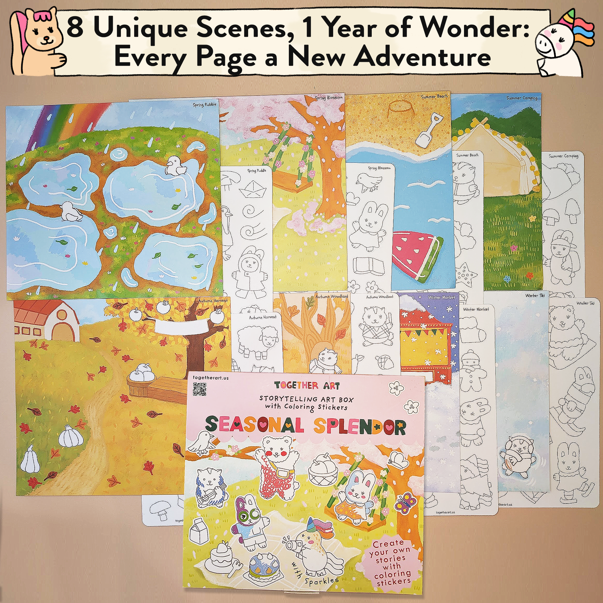 Seasonal Splendor Storytelling Sticker Kit