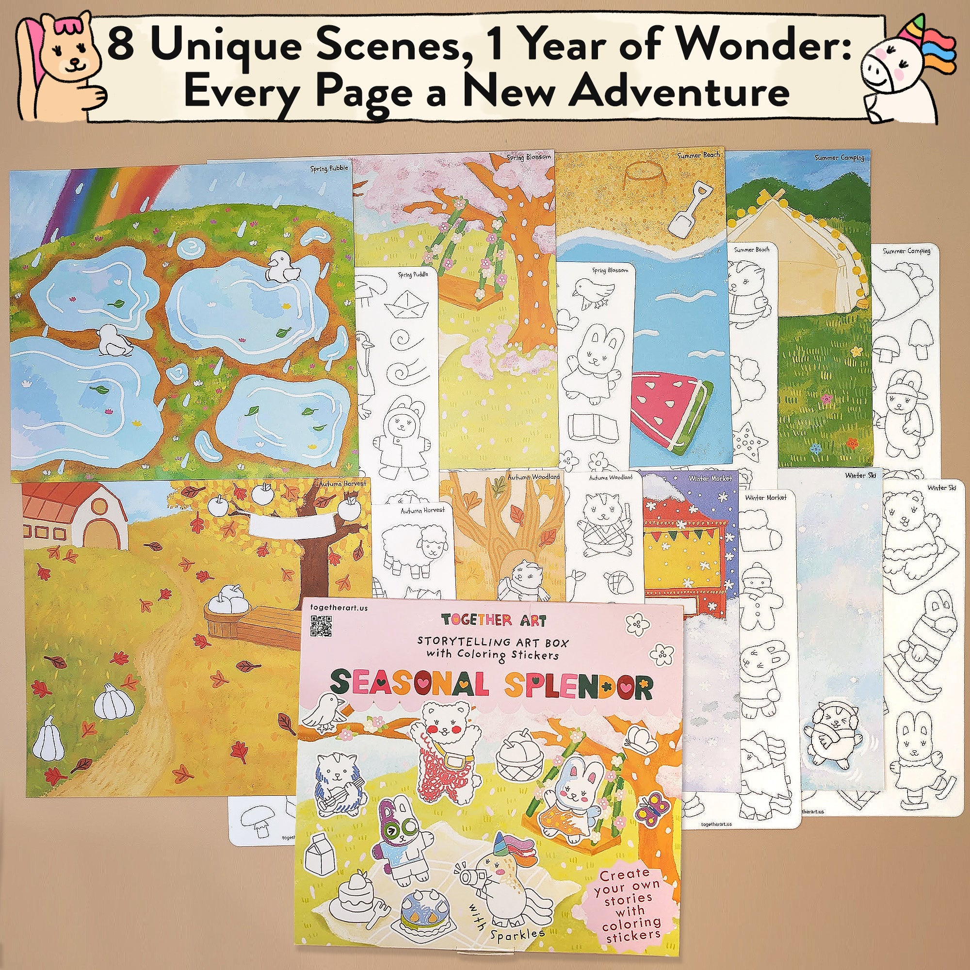 Seasonal Splendor Storytelling Sticker Kit