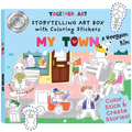 My Town Storytelling & Coloring Sticker Kit