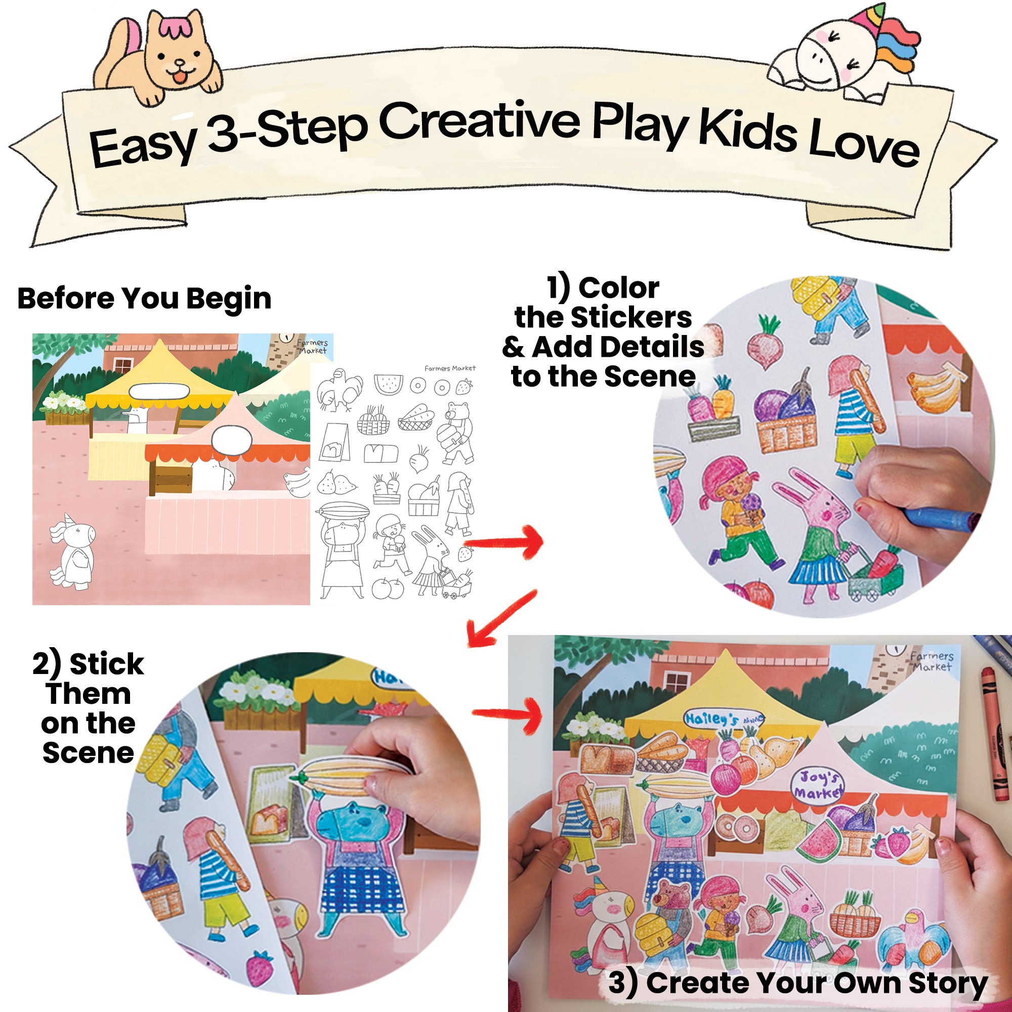 My Town Storytelling Sticker Kit